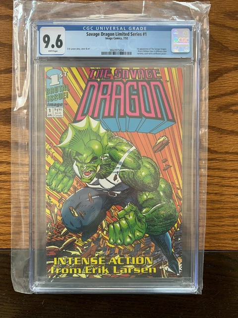 Savage Dragon LS #1 - CGC 9.6 - 1st Appearance Savage Dragon - Blue Variant