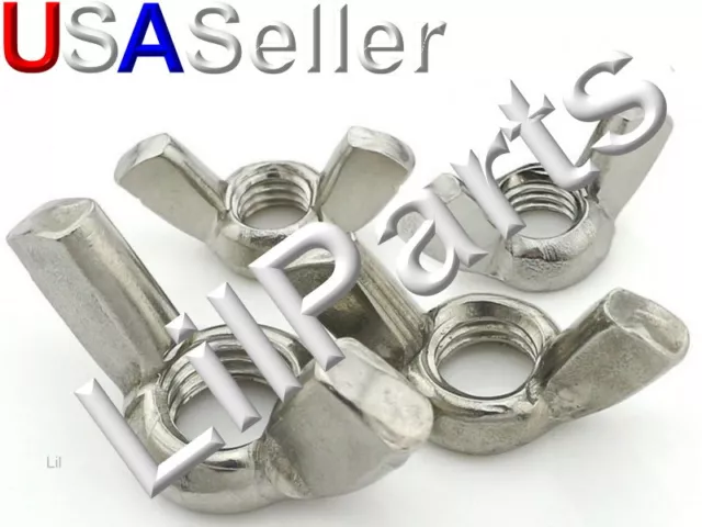 Stainless Steel SS Wing Nuts Nut Metric 304 M3 M4 M5 M6 M8 M10 M12