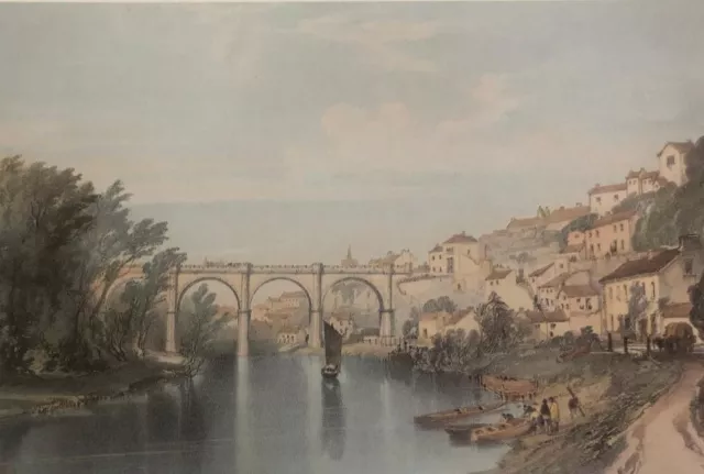Trains & Railways Knaresborough Viaduct 1850 Splendid Mounted Art Print
