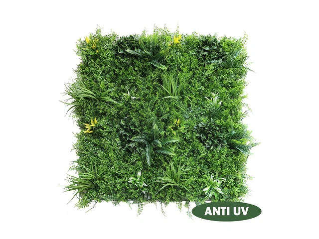 Wandpaneel aus Kunstpflanzen - 1 Pack: 1 m² - NEWRY