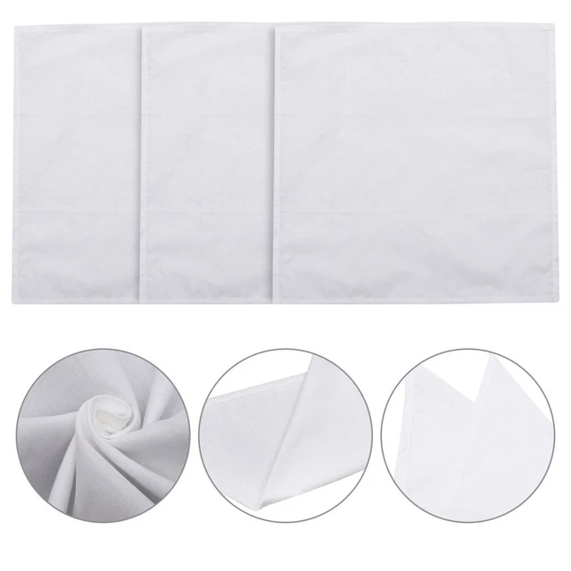 6 paños toallitas plato toalla pañuelo de servilleta pañuelo decorativo copas de vino limpio