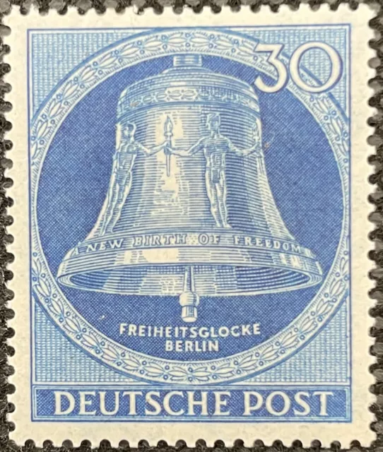 Berlin Michel Nr. 104 Postfrisch** (1953) Freiheitsglocke Klöppel Mitte