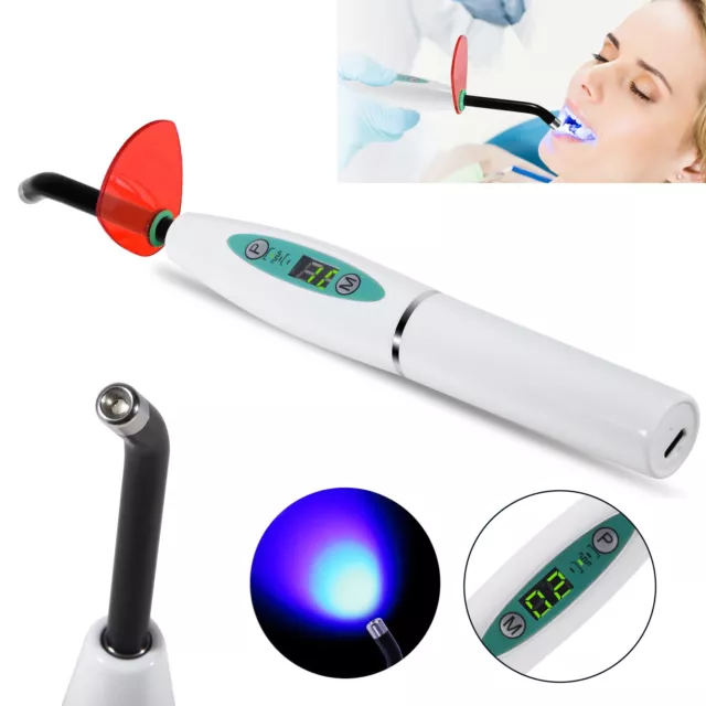 Dental LED Curing Light Lamp Wireless Cordless Resin Cure Lamp 5W 1500MW FDA