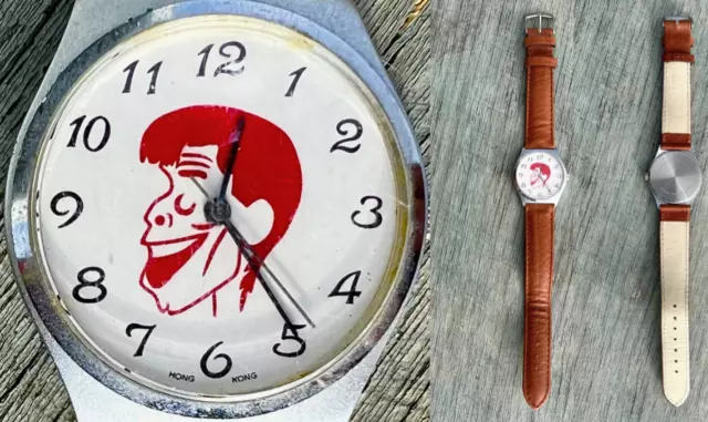 RARE & VALUABLE: JERRY LEWIS CARICATURE WRISTWATCH CIRCA 1960s