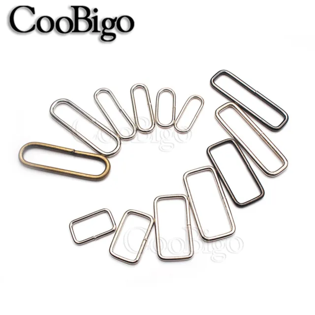 50X O/D Ring Rectangle Loop Oval 3/4''~2"Ring Handbag Lethercraft Non-welded Kit