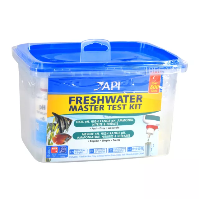 API Master Freshwater Aquarium Test Kit - TEST PH Nitrite Nitrate Ammonia -APH41