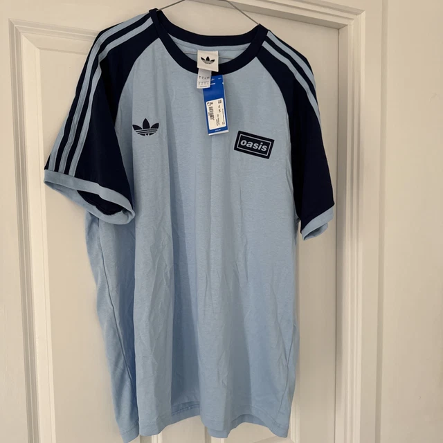 ADIDAS OASIS ORIGINALS Live 25 Tour T-Shirt, Blue, 2XL, Liam