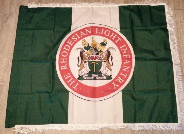 THE RHODESIAN LIGHT infantry Presidents colours Banner Flag £21.50 ...