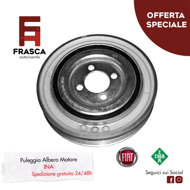 Puleggia Albero Motore INA Fiat Grande Punto 1.3 D Multijet 84 CV 90 CV 75 CV