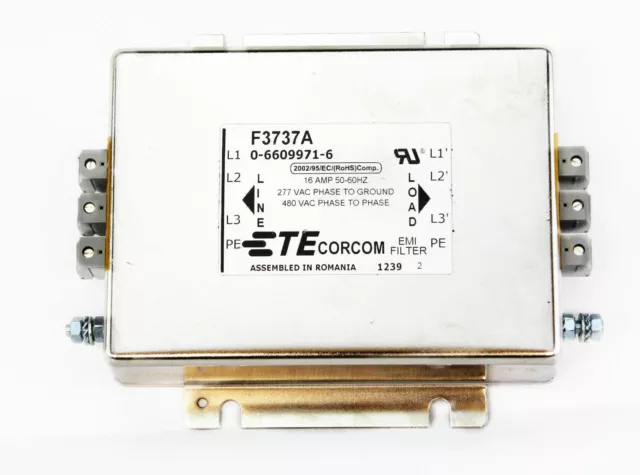 TE corcom Netzfilter F3737A 16A EMI FILTER TE connectivity