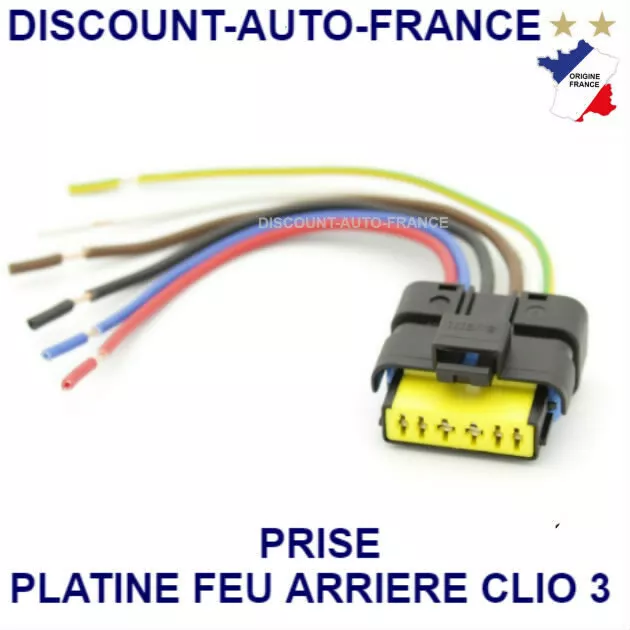 Connecteur Faisceau Cable Feu Phare Ampoule ☆Compatible Peugeot Citroen  Renault