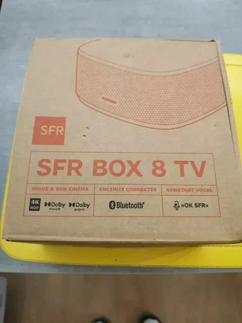 DECODEUR TV HD sfr Box8 STB8 android 4k wifi ( BON ETAT ) EUR 39,00 - FR
