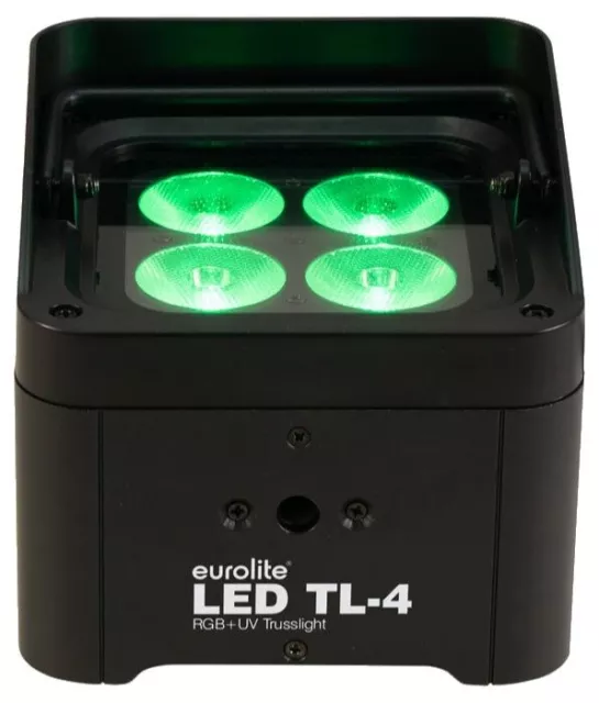 Variables Eurolite Trusslight & Uplight mit lichtstarken 4 x 8-W-RGB + UV - LED