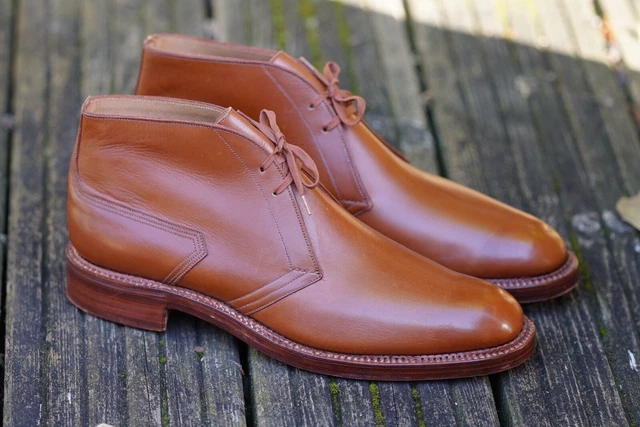 1970/80S VINTAGE FOSTER & Son Bespoke ‘Huntingdon’ Chukka Boots - Size