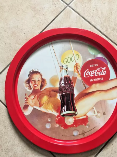 Coca Cola  Vassoio Metallo  Diametro Cm 33,5  Italia