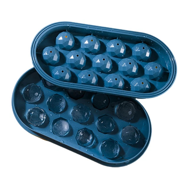 Bandeja de bola de hielo flexible sin olor hágalo usted mismo artesanía multi-rejilla molde de hielo plástico