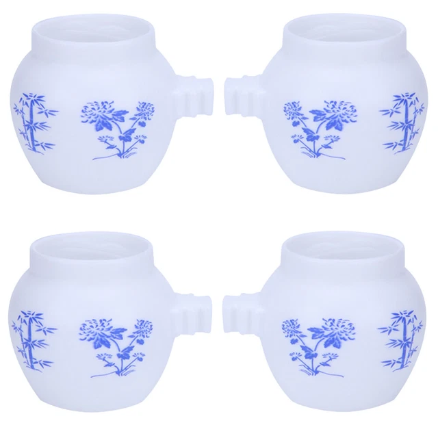 4 PCS Parrot Feeders Bird Water Cups Treat Feeding Travel Birdcage