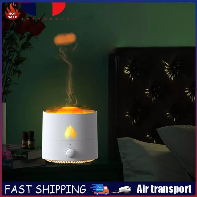 Aroma Diffuser Low Noise Mist Maker Humidifier for Home Office (White) FR