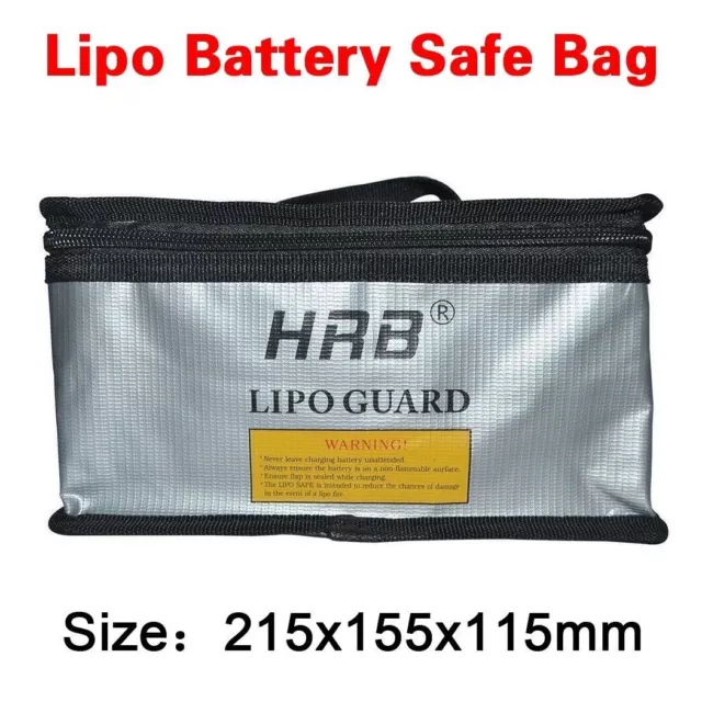 HRB Lipo Battery Safe Bag Guard Fireproof Explosionproof for Charge Storage Bag