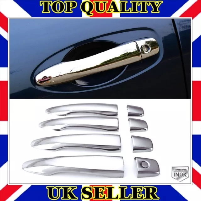 Chrome Door Handle Cover 4 door S.STEEL For NISSAN X-TRAIL T32 2014-UP