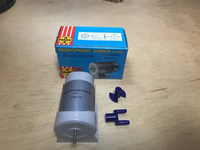 *MARX* MOTOR MONOPERM Super 5-Pol 6 Volt Boxed Unused £10.50 - PicClick UK