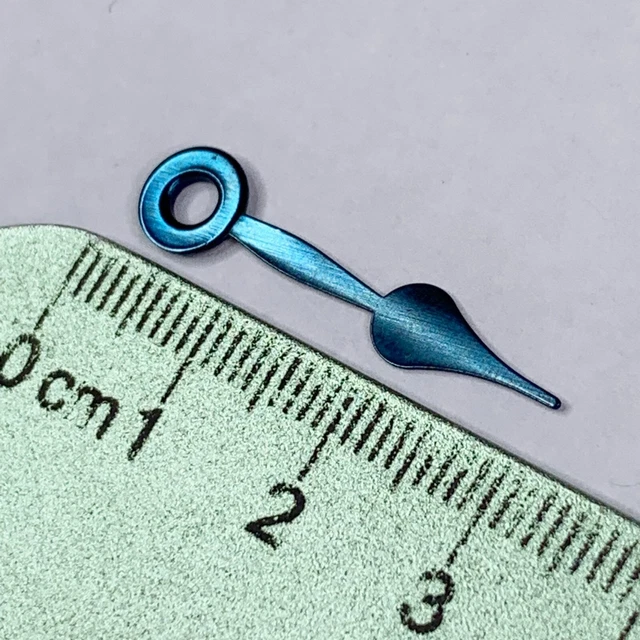 Blue Spade Pocket Watch Clock Hand 30mm Thick Repair Watchmaker Large