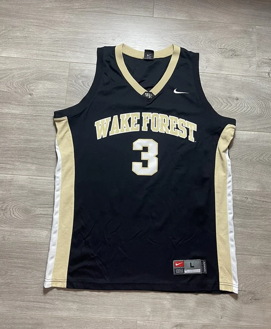 Vintage Nike Wake Forest Demon Deacons #3 Chris Paul Basketball Jersey Mens Sz L