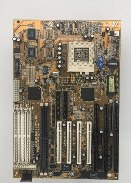 Isa Computer Part MB GIGABYTE GA-586TX, 3x isa , 4x pci, at, skt 7 £223.08 - PicClick UK