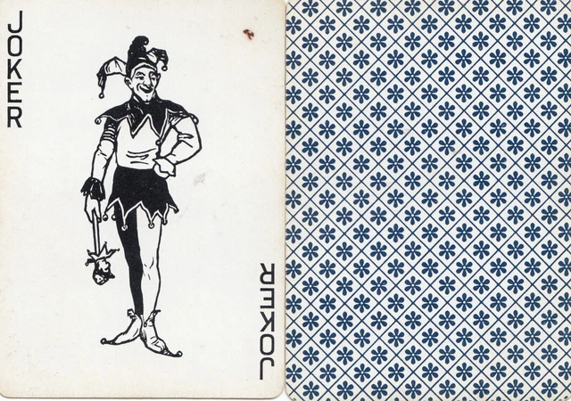 JOKERS WILD. A Single Swap Joker Card Steamboat 999 Deck, Date K; Circa 1988