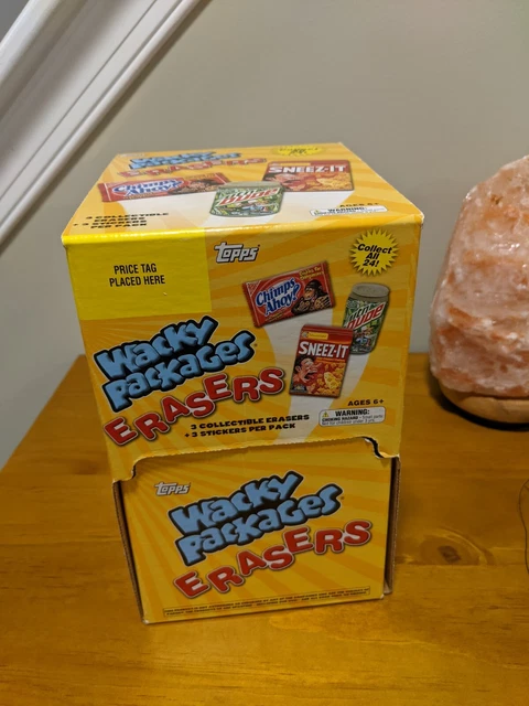 2011 Wacky Packages Series 1 Erasers Box 24 Unopened Packs    New