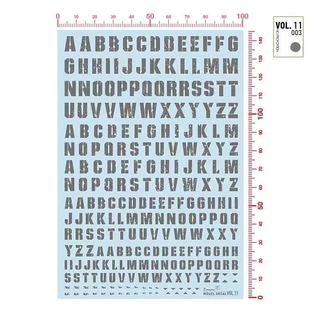 WATER SLIDE DECALS different scales Letter for model kits weathering £