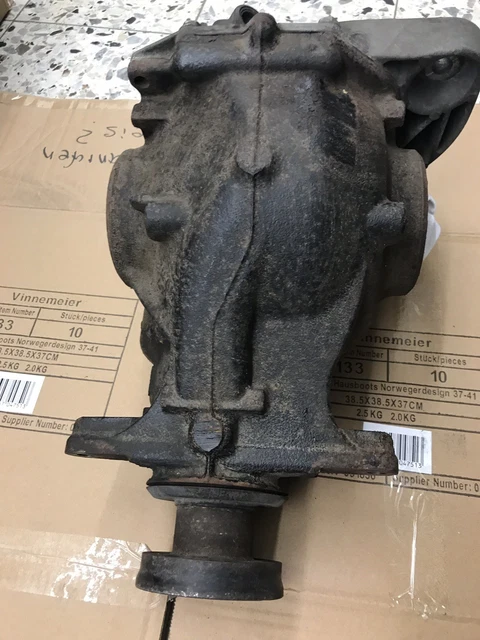 BMW E60 E61 LCI 535D differential rear axle transmission TN 7570474 ...
