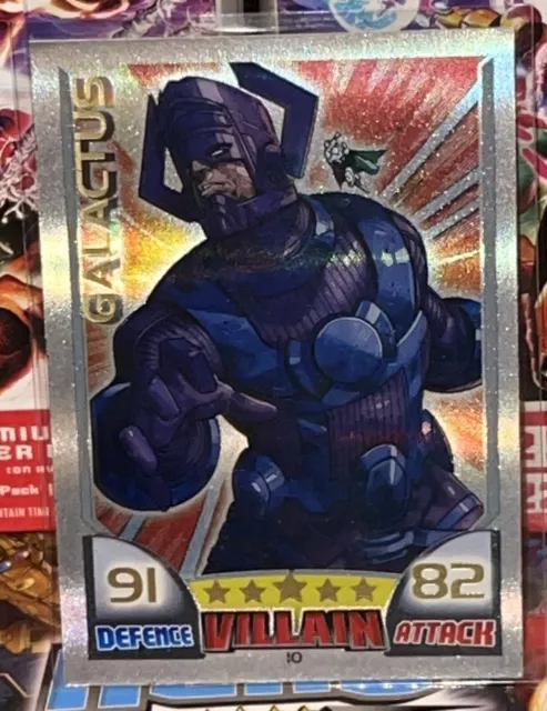 2022 Topps Marvel Hero Attax  Villain Limited Edition Silver Foil Rare Villain
