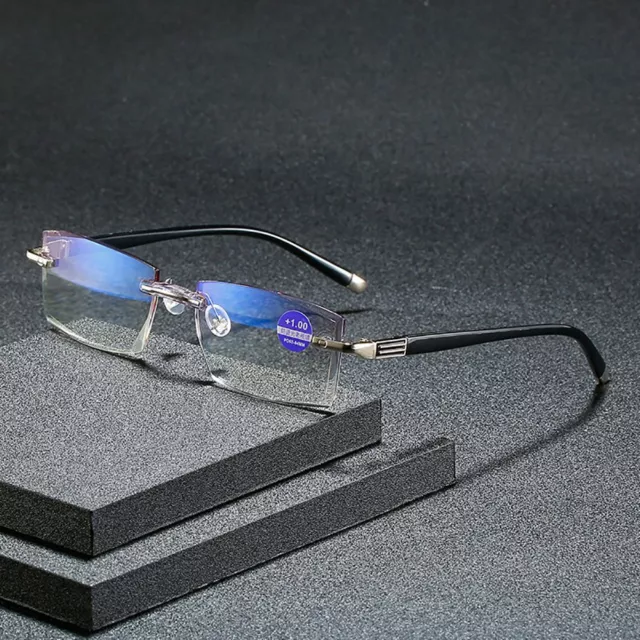 Glasses Reading Glasses Frameless Presbyopic Glasses Hyperopia Eyewear Glasses