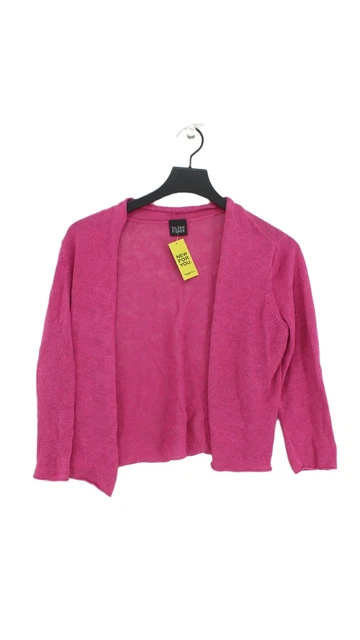 Eileen Fisher Damen-Cardigan S rosa 100 % andere Rundhals-Cardigan