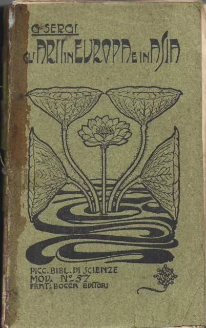 Sergi - Gli Arii in Europa e in Asia - 1903 Bocca Studio di Etnografia Ariana