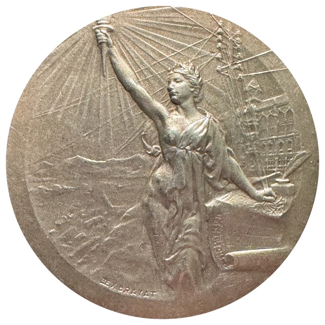 Médaille Française "Le Petit Parisien" - Course à Pied Par René Brangier, XXe Siècle, Bronze
