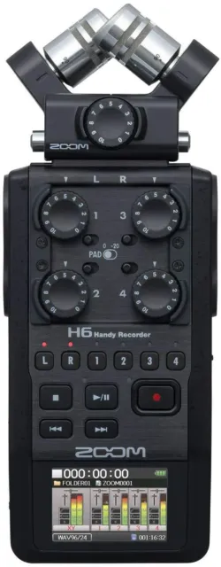 Zoom H6 Handy Portable 6-Track Recorder