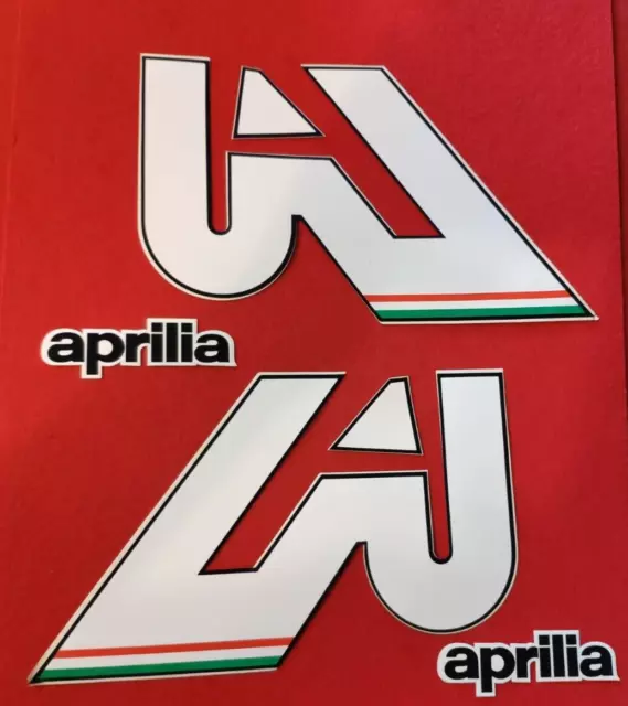 APRILIA ADESIVI EPOCA CROSS ENDURO VINTAGE RX MX RC RS RG 50 125 250 rotax hiro