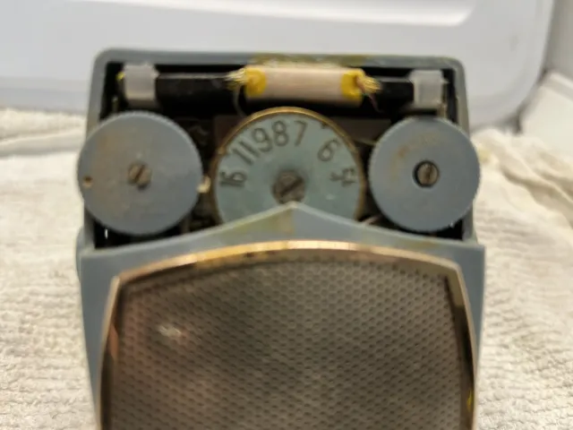 Radio Transistor Zephyr De Colección Azul Japón TAL CUAL GR-711 3