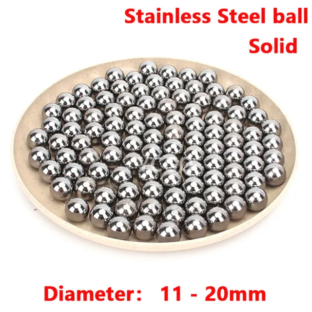 304 Stainless Steel Ball Dia 11mm-20mm High Precision Bearing Balls Smooth Ball