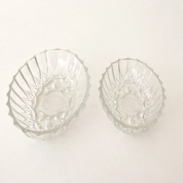 6 coupelles en verre Huilor Transparent - Vendu