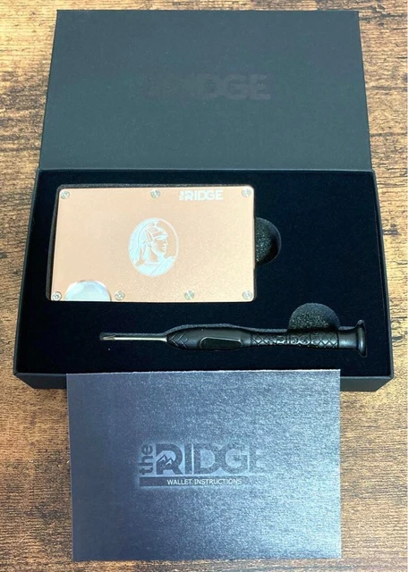 American Express AMEX Centurion The Ridge Wallet Case Rose Gold Limited NEW