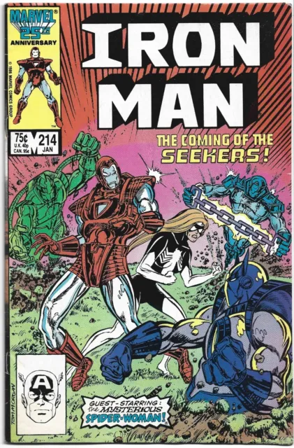 Iron Man #214, 1987, Marvel Comic