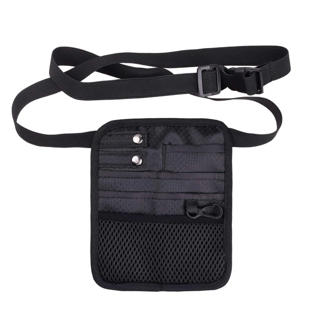 Nylon 5 Pockets Nurse Organizer Waist Bag Pouch for Medical Scissors Care