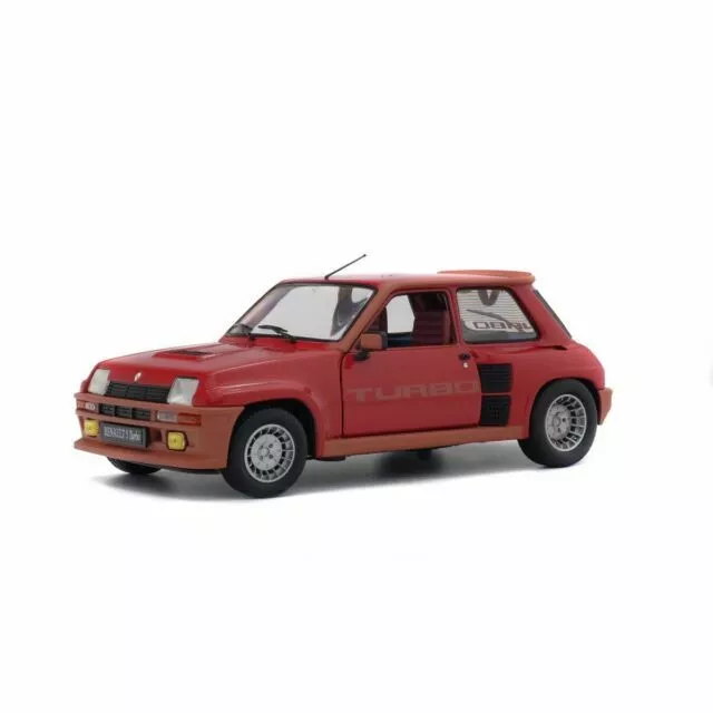Solido Renault 5 Turbo 1981 Échelle 1:18 Voiture Miniature - Rouge Grenade...