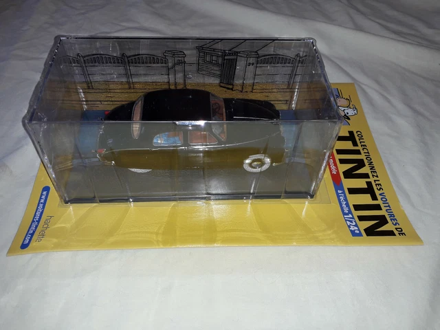 Voiture Miniature Tintin - La MKI De Dawson - Échelle 1/24 - Beige - Neuf
