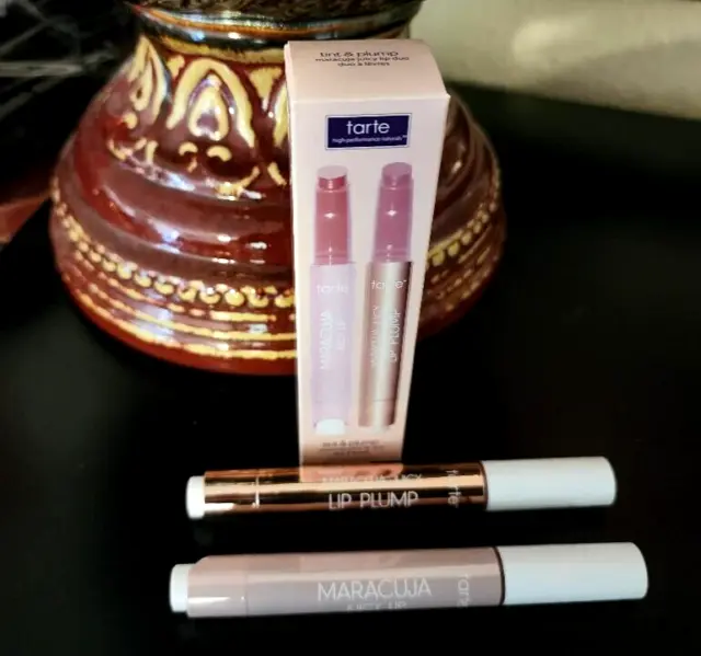 TARTE Maracuja Juicy Lip & Plump Lip Duo in Shades Orchid & Cherry Blossom +GIFT