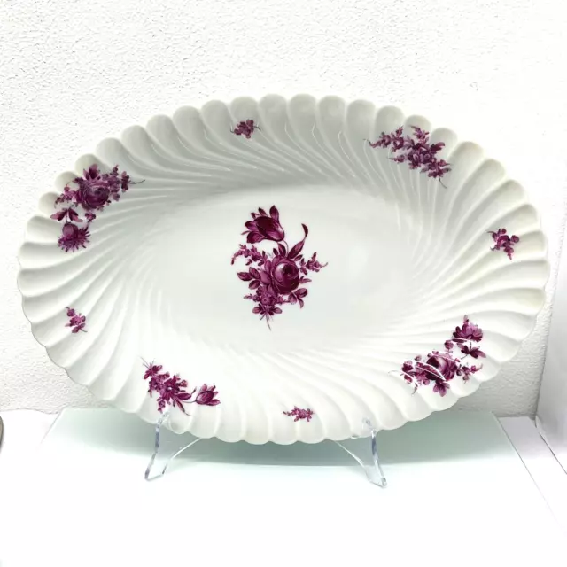 Limoges Haviland Torse Purpur XXL Platte Servierplatte 39,5 x 26,5 cm