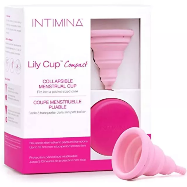 Copa menstrual IntiminaLily Cup mujer higiene sangrado mensual talla A rosa NUEVO